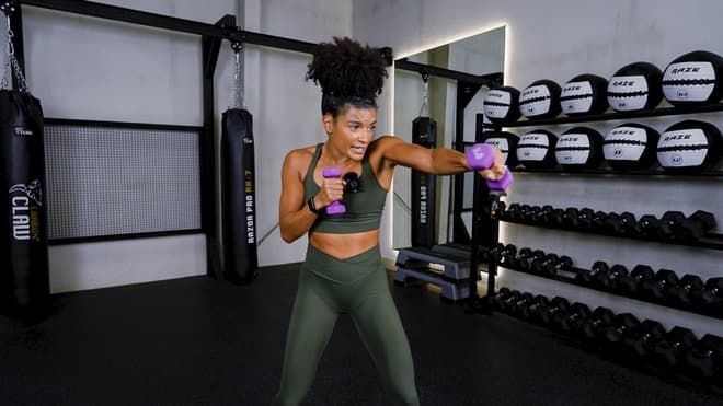Cross and Hook Combo demonstrated by Danielle Harrison