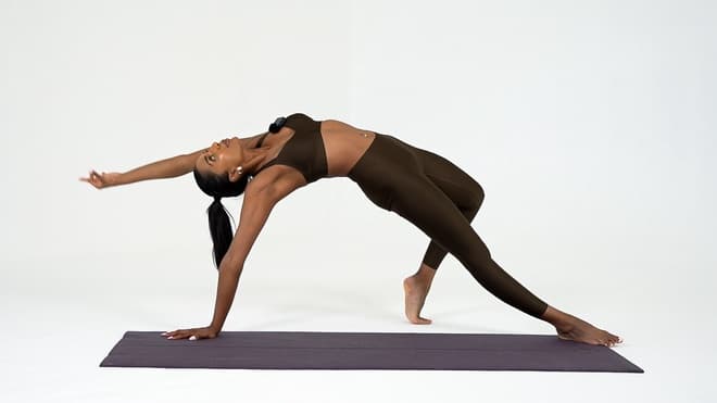 Warrior II demonstrated by Mish Naidoo