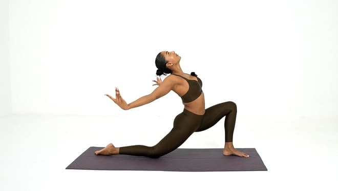 Extended Side Angle demonstrated by a certified trainer