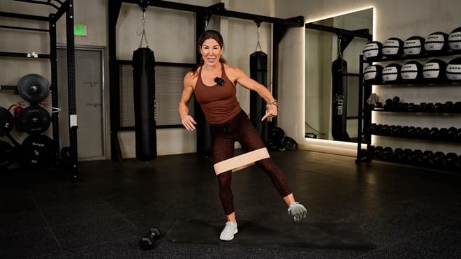 Surrender Squats demonstrated by Linda Chambers