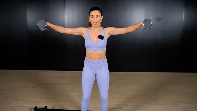 Lat Stretch demonstrated by Sophie Jones